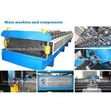 YTSING-YD-000208 Passed CE & ISO 45 # Forge Stahl Automatische Doppelschicht Rollenformmaschine, Double Layer Making Machine